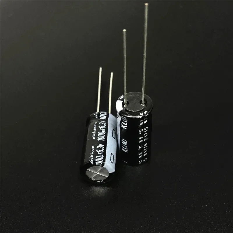 5Pcs/50Pcs NICHICON KL 10x20mm 6.3V1000uF Low Leakage Current Aluminum Electrolytic Capacitor