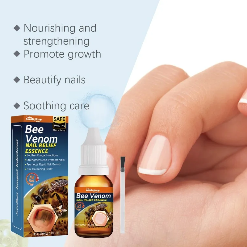 Bee Venom Nail Relief Essence Protects Fingertips Beautiful Armor Essence Moisturizing Nutritious Brightening Hand Foot Spray