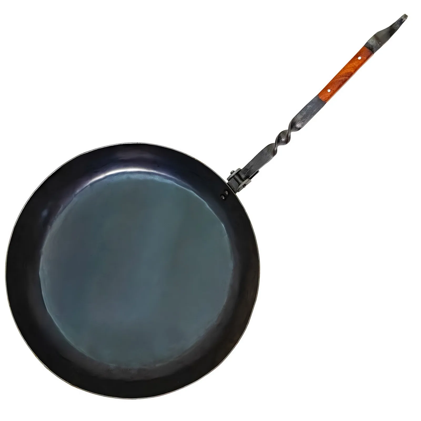 

Heavy Duty Cast Iron Camping Skillet Outdoor Survival Cookware Foldable Forged Pan Portable Bushcraft Grill for Hiking