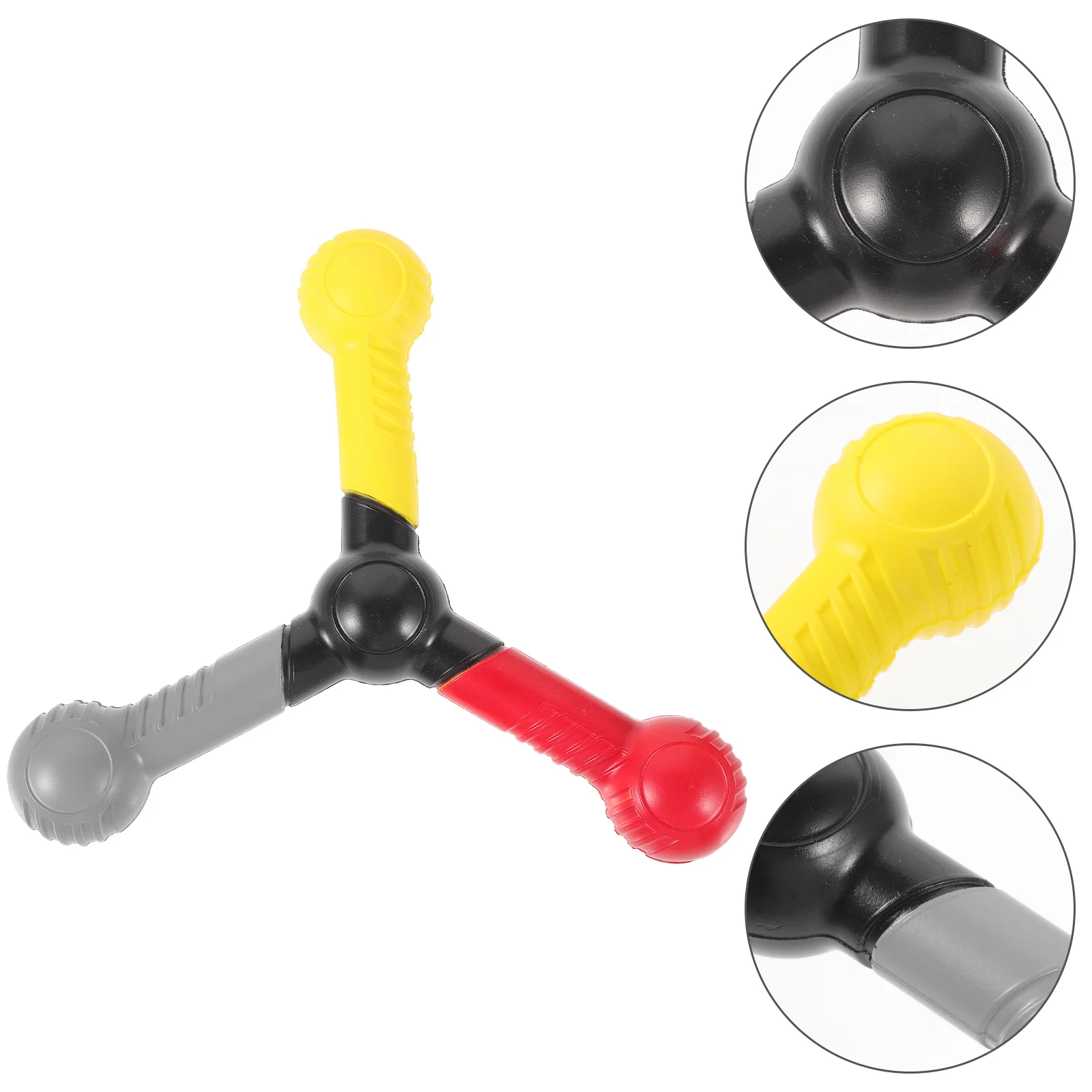 Training Stick Colored Sticks Hand-eye Coordination Tool Reaction Ball Sports Supply Handle Reaction-speed Multi-handle Tools