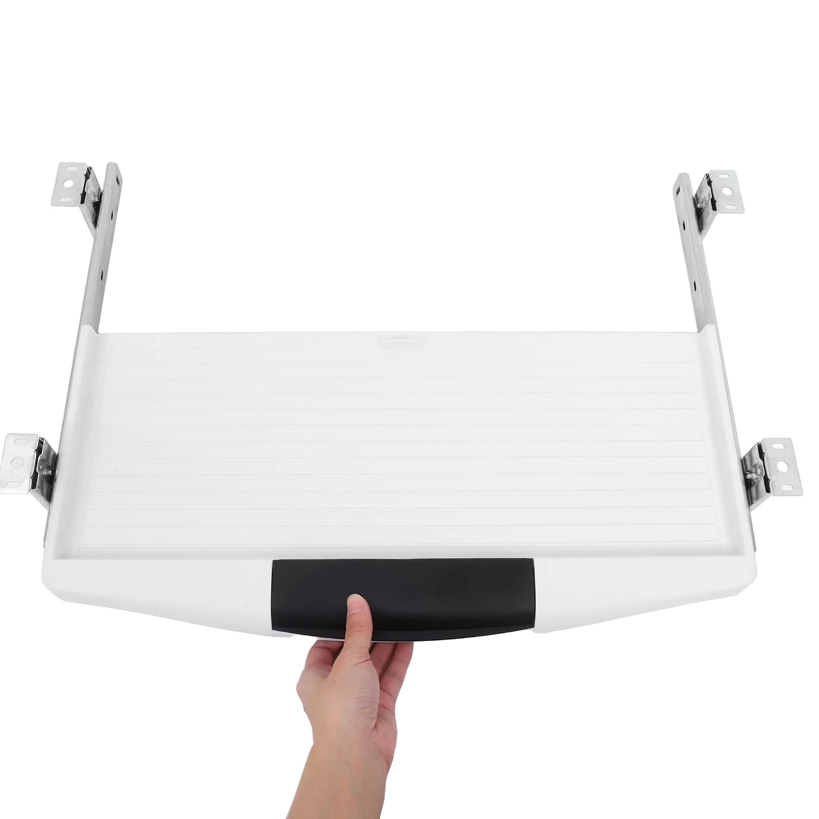 

Slides under Desk Computer Stand Adjustable Holder Keyboard Slide out Tray Ergonomic Keyboard Tray for Desk ABS Material