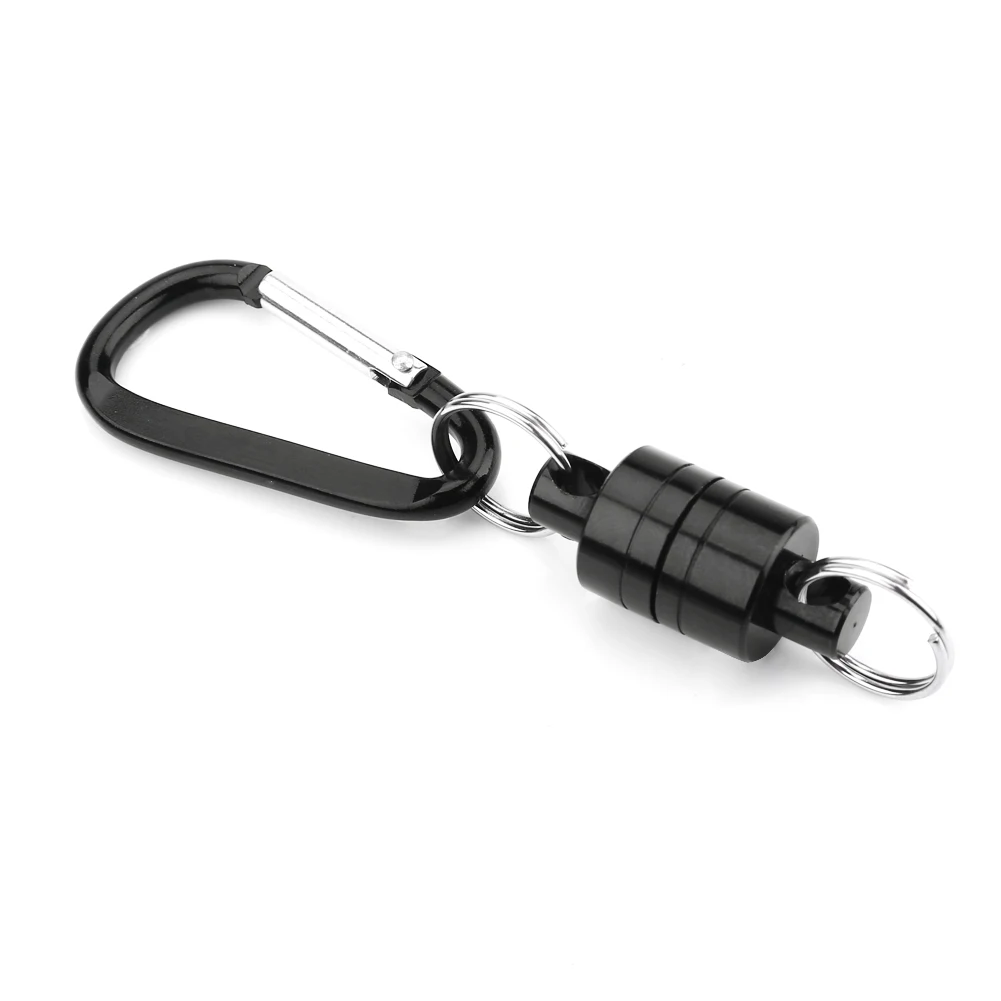 Fischernetz Halter Fliegenfischen Kescher Magnetische Kescher Halter Fliegenfischernetz Release Net Halter Karabiner Tackle Magneto – Detail 7