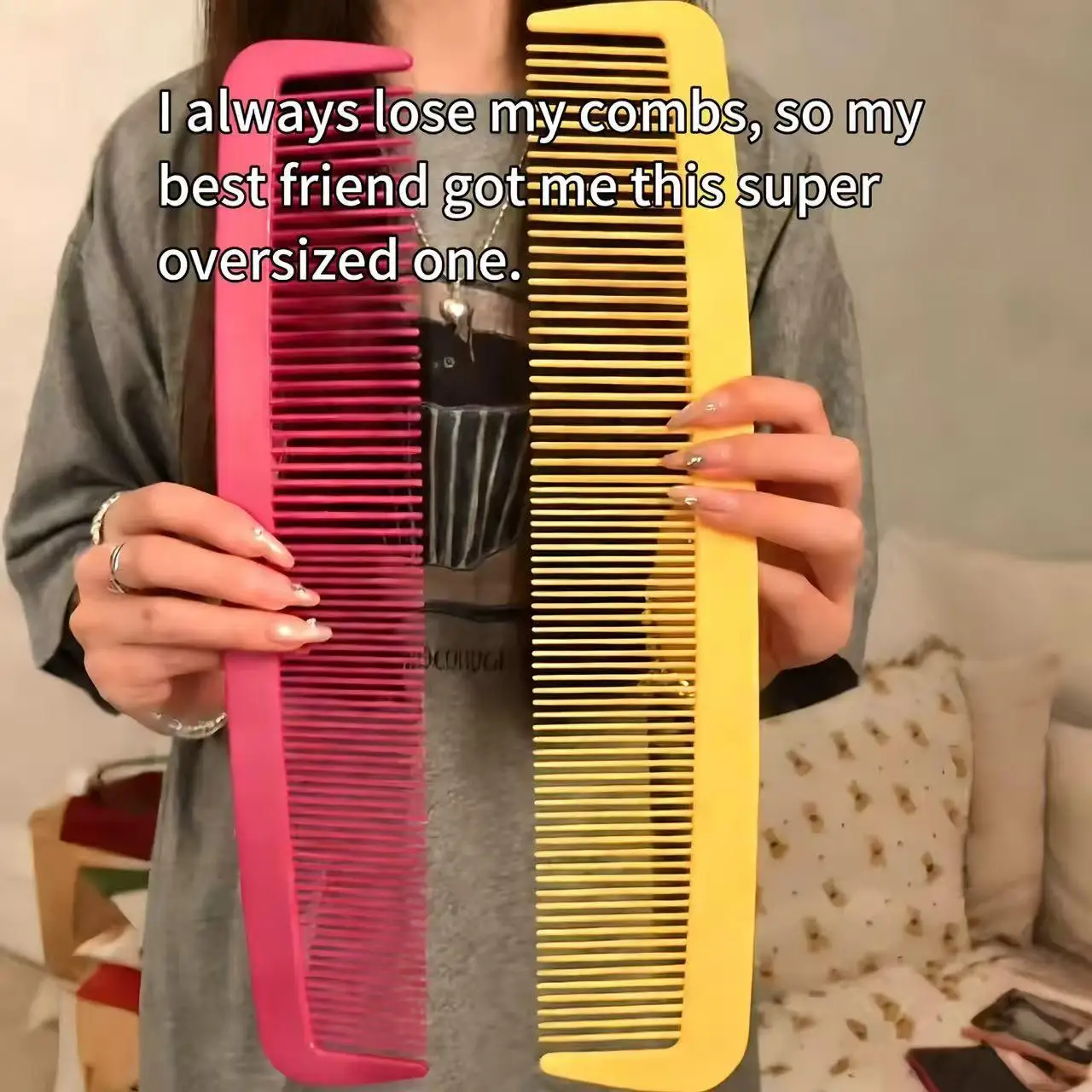 Creative Giant Comb! Fun Giant Comb, Perfect Gift, Festival Party Performance Prop, Decoration, Halloween Styling Tool