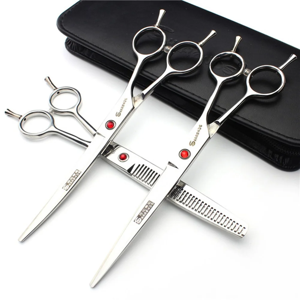 

Japanese imported high-end 7/7.5-inch hair clippers, hair salon hairstylist's exclusive flat tooth clipper thinning set.