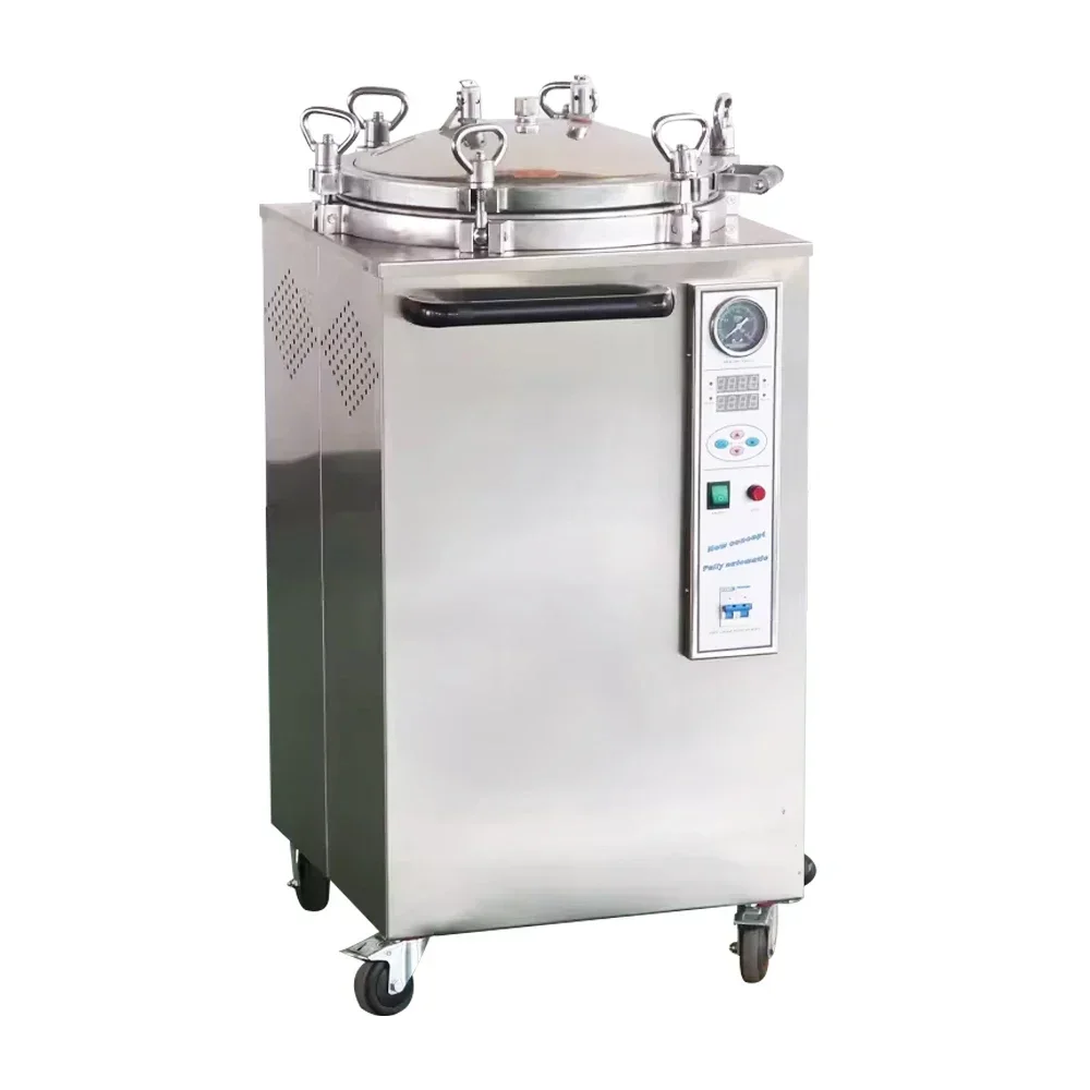 Lab 35L 50L 75L 100L 120L 150L  High Temperature Vertical Medical Type Autoclave Pressure Steam Sterilizer