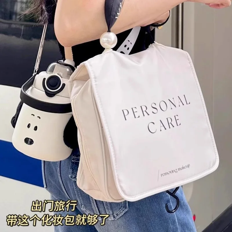 Good-looking Hanging Wash Bag Large-Capacity Cosmetics Buggy Bag Business Trip Travel Fashion Portable Cosmetic Bag Female