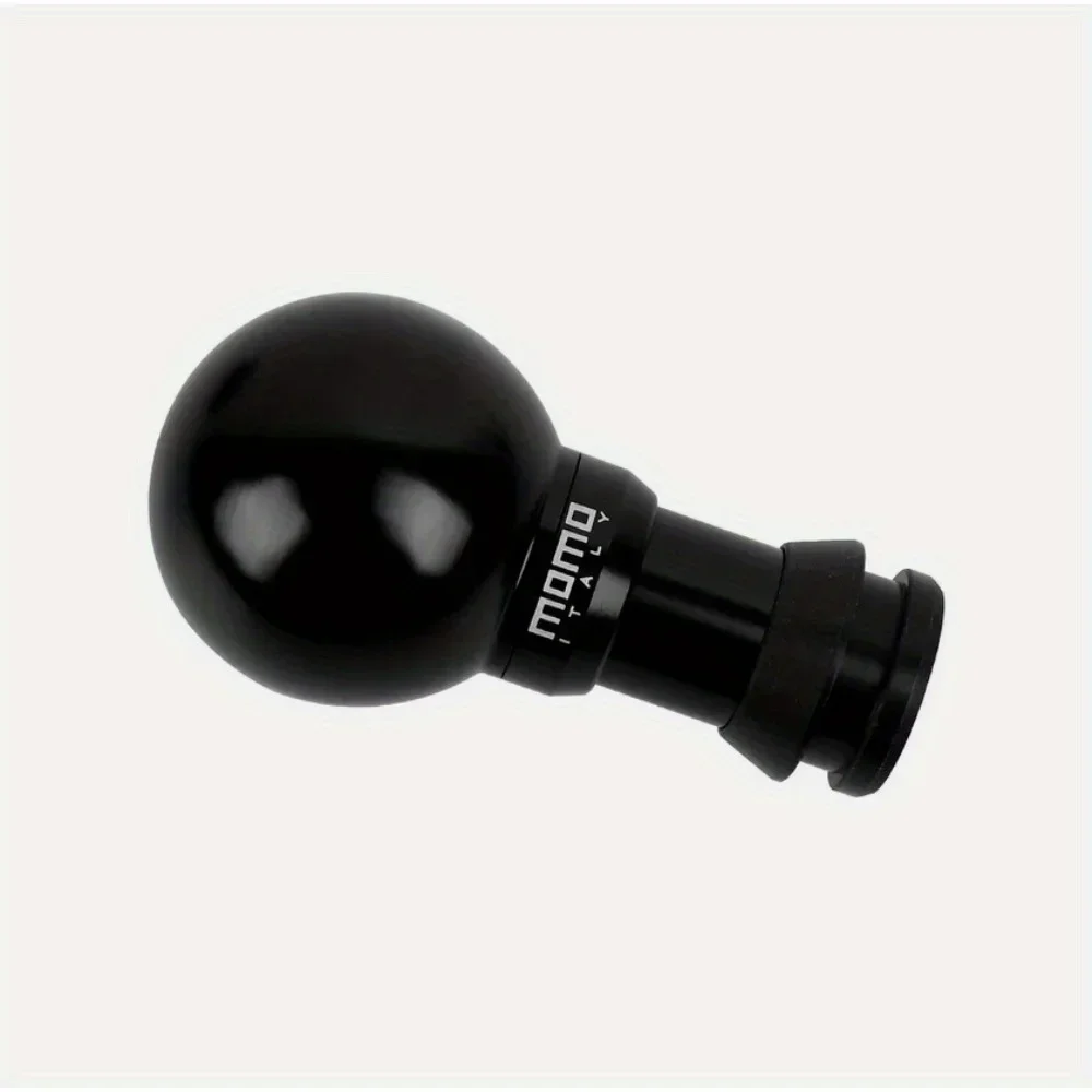 Round Ball Black Aluminum Automatic Gear Shift Knob Shifter