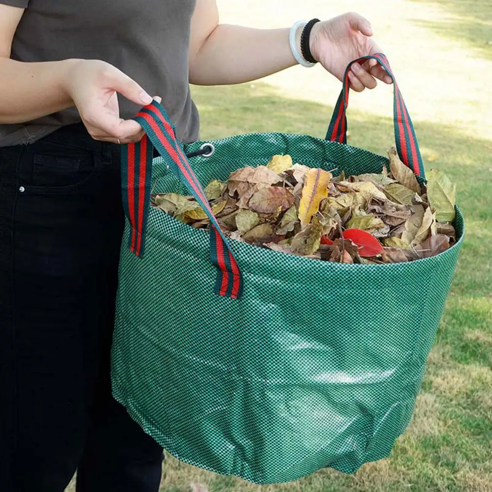 

Leaf Bag with Reinforced Handles Wear-resistant Leaf Collector Bag Reusable Heavy-duty Leaf Collection Bag for Garden for Lawn