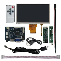 7 Inch AT070TN90 LCD Screen Display VGA AV HDMI-Compatible Driver Control Board Digitizer Touchscreen For Raspberry Pi Monitor