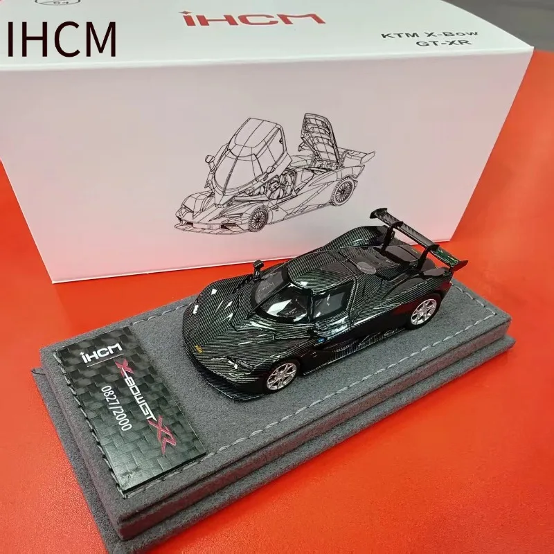 

At the HEC exhibition, there is a limited-edition iHCM 1:64 KTM X-BOW GT-XR cast alloy full-scale car model, a male toy.