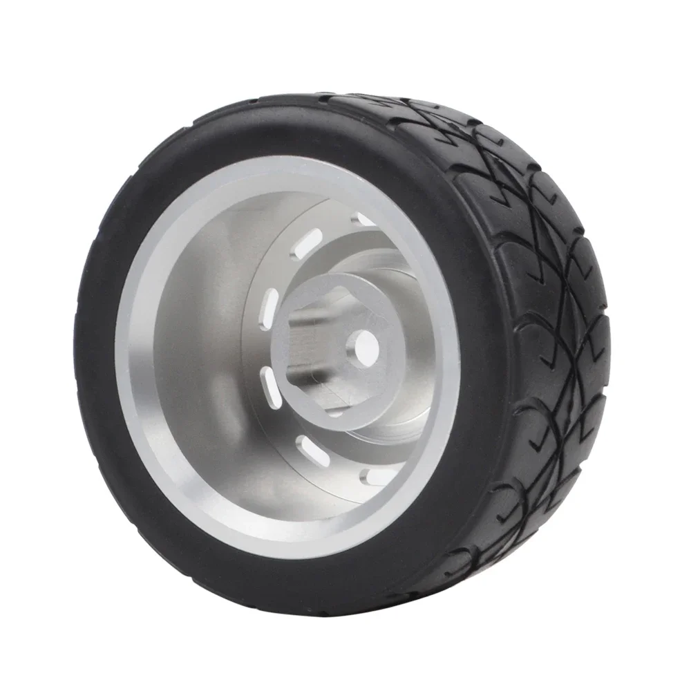 Aluminum Wheel Rim w/ Rubber Tires for Tamiya M-07 M-08 M-03 M-04 M-05 M-05Ra M06 Pro SW-01 Mini M-Chassis Upgrades