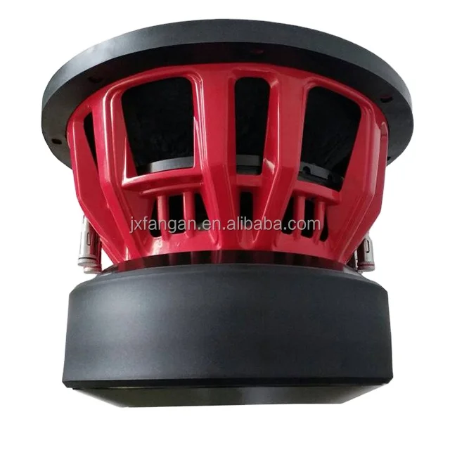 High Performance 12 15 Inch RMS Power 2500W 3000W 5000W Dual 1 2 4 Car SPL Subwoofers High Quality Car Subwoofer