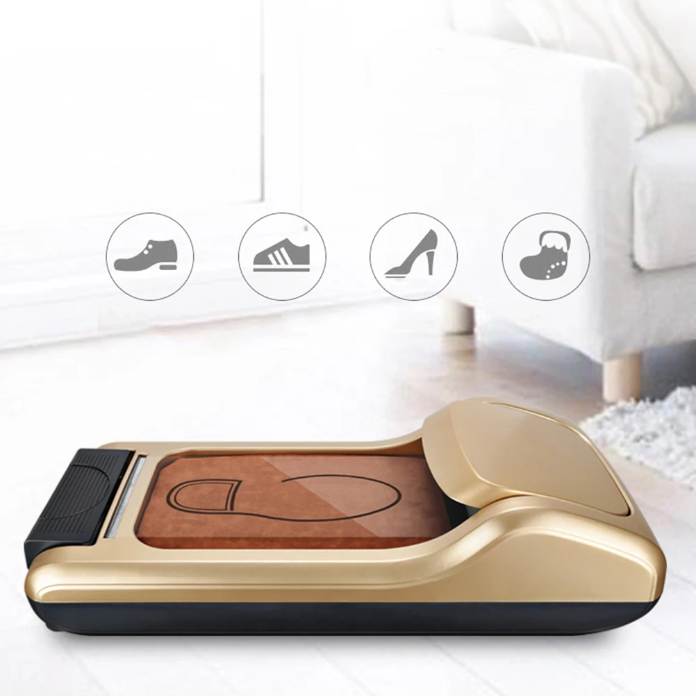 

1 Roll 15Cm Pe Disposable Shoe Covers Transparent Dustproof Scratch Resistant Adhesive Protector For Floor Cleaning Home Travel