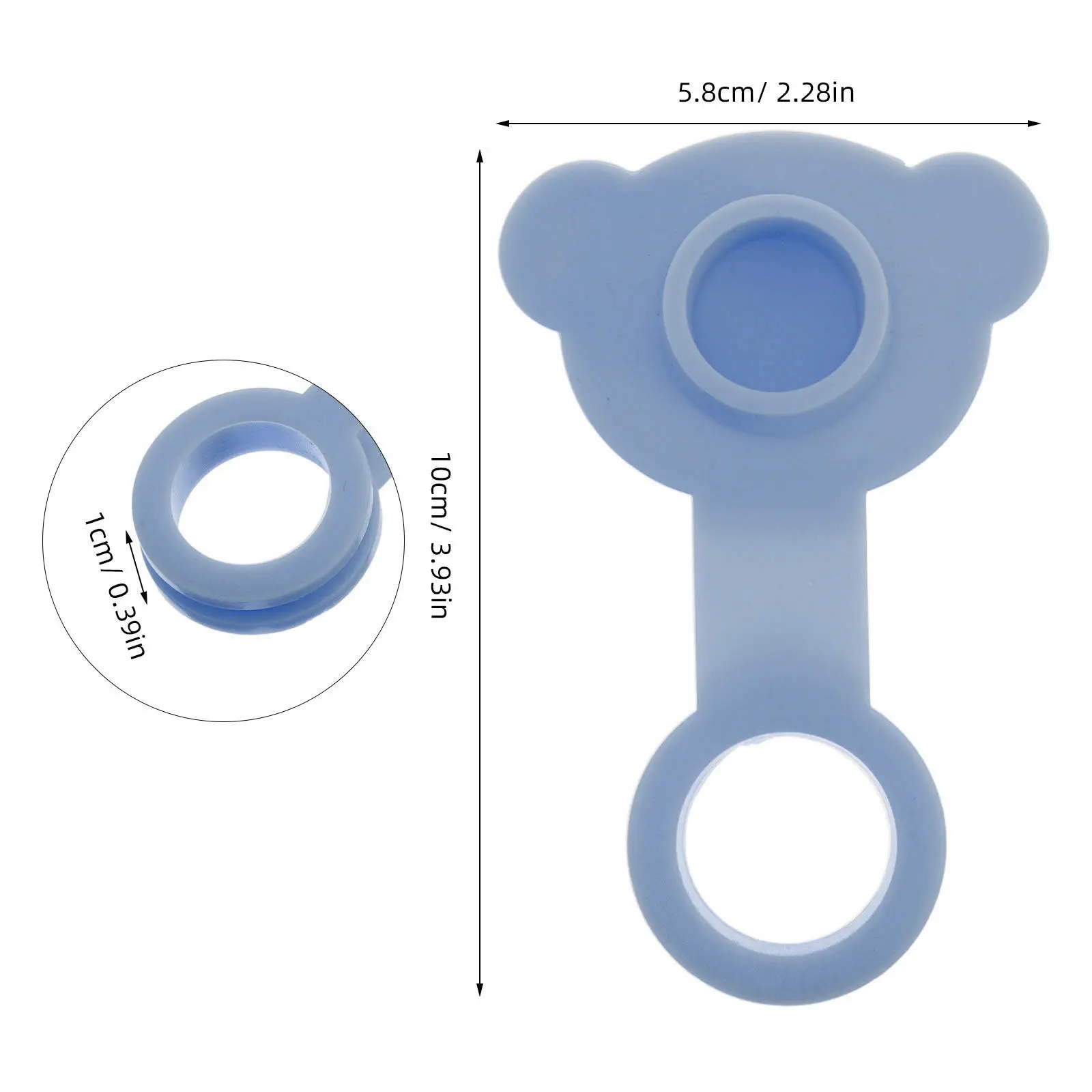 Tappo per Vasca da Bagno per Bambini in Silicone, Tappo di Scarico Antigoccia a Forma di Cartone Animato, Coperchio Universale per Scarico Vasca, Copertura per Tappo Vasca