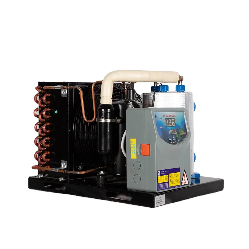 

Высококачественный промышленный чиллер для аквариумов и аквакультуры, 220В/50Гц, 900Вт, с водяным охлаждением