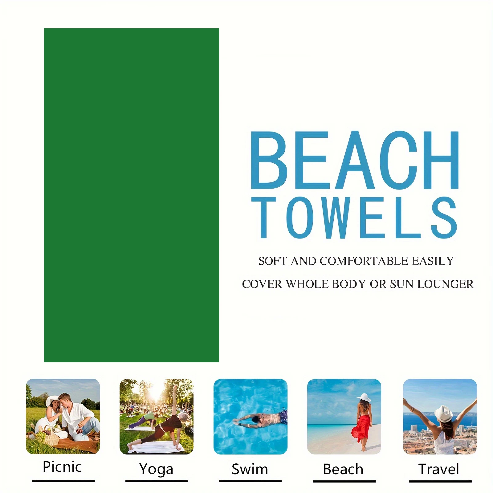 Toalla de playa personalizada con nombre toalla microfibra_voghion.com