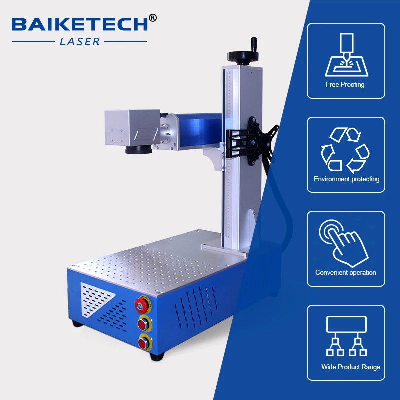 جديد FM-450 20 واط/30 واط/50 واط Raycus سطح المكتب الألياف الليزر آلة الحفر للمعادن الفولاذ المقاوم للصدأ النحاس الألومنيوم شعار