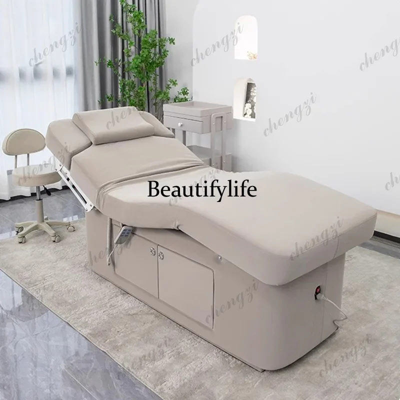 Y136 Latex electric beauty bed, special massage bed for beauty salon, constant temperature heating physiotherapy body bed