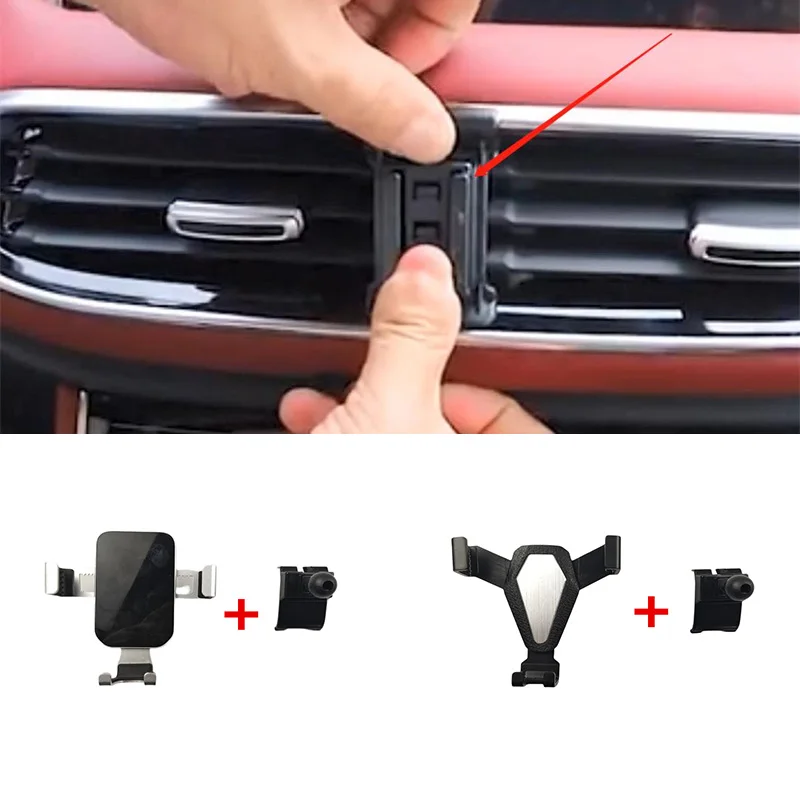 1Lot Plastic Material For 2018-2023 MG HS Gravity Linkage Special Car Phone Holder Fixed Bracket Stand Mobile