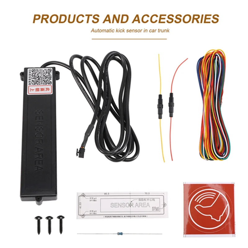 

Car One Foot Automatic Trunk Boot Kick Sensor Electric Smart Tailgate Kick Switch For Car Trunk Opening Sensor