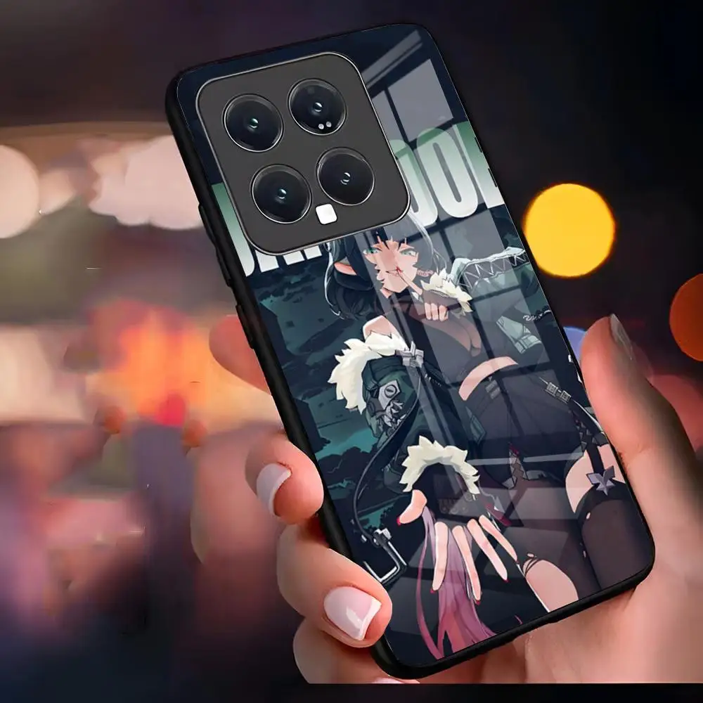 جين دو Zzz جراب هاتف مناسب لشاومي 15 14 13 12 11 POCO REDMI ملاحظة برو جراب هاتف زجاجي قسط جديد شعبي