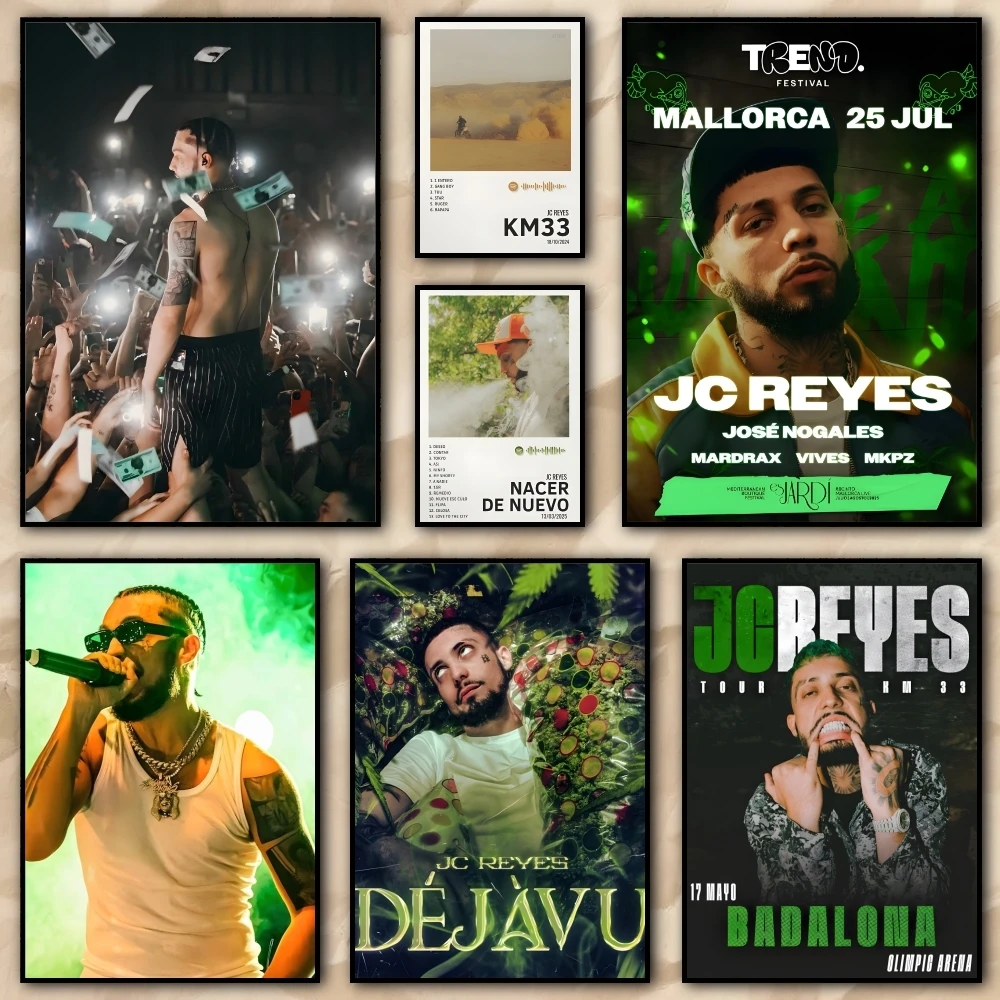 المغني j-jc reyes اللوحة الخط HD طباعة مجانية جدارية الفن صور لغرفة المعيشة ديكور جدران المنزل قماش المشارك