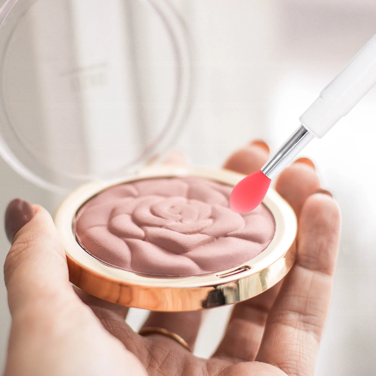 Applicateur de rouge à lèvres en Silicone, 6 pièces, brosse à lèvres, outil de maquillage, applicateur de baume à lèvres, brosses pratiques pour femmes