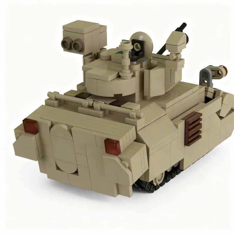 481pcs MOC System M3 Bradley Cavalry Fighting Vehicle Model Building Blocks Christmas Gift Toy Idea Creative Craft Collection 3D