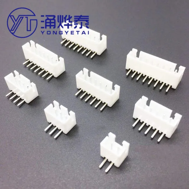 YYT XH2.54 Curved Pin Connector 2.54mm Pin Header XH2.54-2P3P4P5P6P7P8P9P10P11P14P 2AW3AW4AW5AW6AW7AW8AW9AW10AW12AW14AW