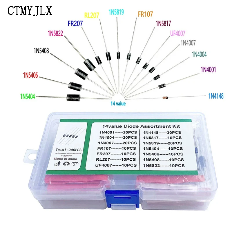 200Pcs Dip Zener Di…