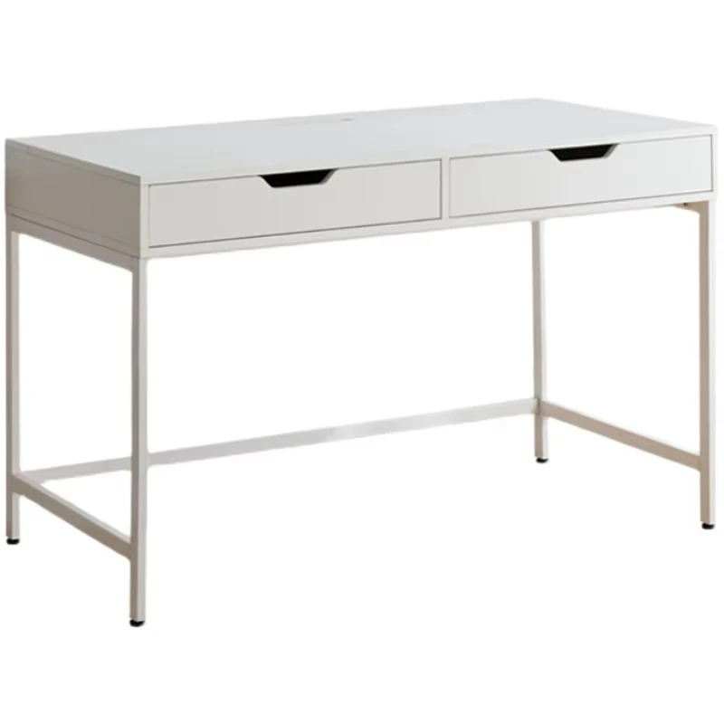 Nordic minimalist desk with drawers light luxury computer desk student children study desk