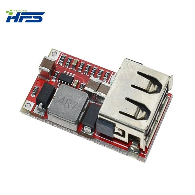 6-24V 24V 12V to 5V USB Step Down Module DC-DC Converter Phone Charger Car Power Supply Module Efficiency 97.5% Buck Module
