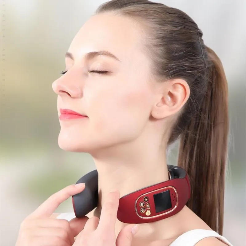 Cervical massager Neck massage instrument multi-function neck vibration pulse household intelligent neck guard instrument