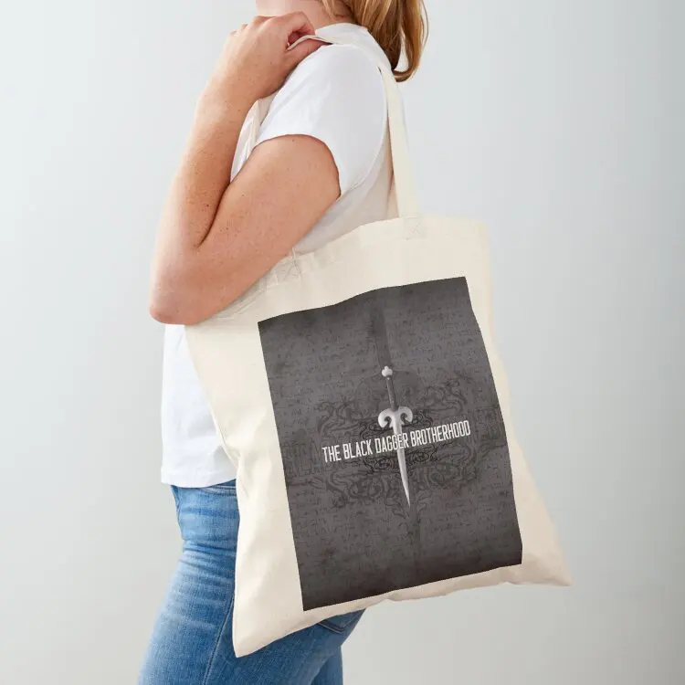 The Black Dagger Brotherhood [black text] Tote Bag