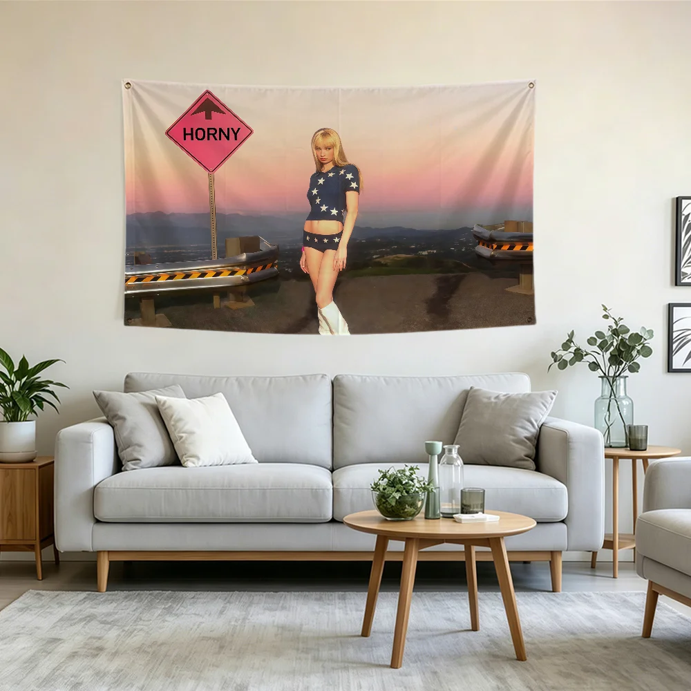 singer K-Kim Petras flag Party Club Outdoor Interior Wall Decoration Banner Fans Gift Print Decor flag