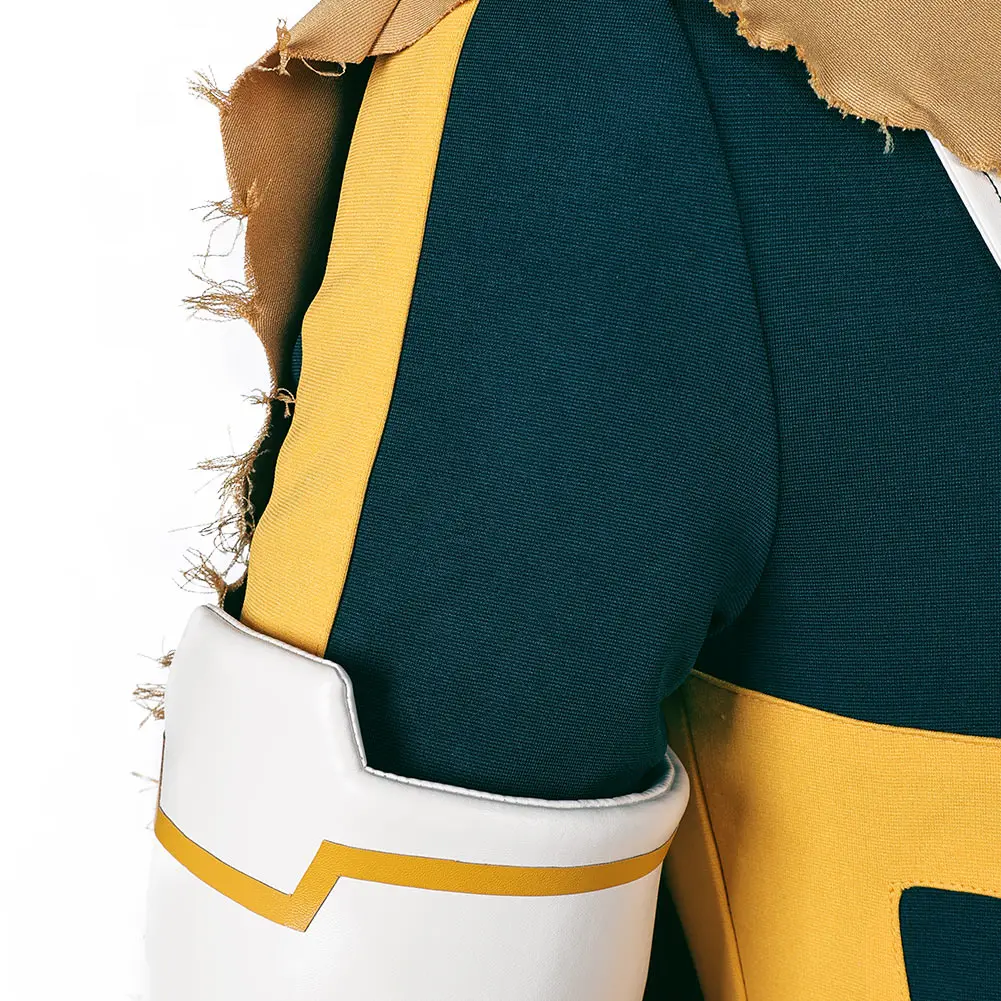 Midoriya Izuku Cosplay Costume Hero Anime Academia Season 7 Men Roleplay Cloak Wig Clothes Male Fantasia Halloween Outfits Suit view 2