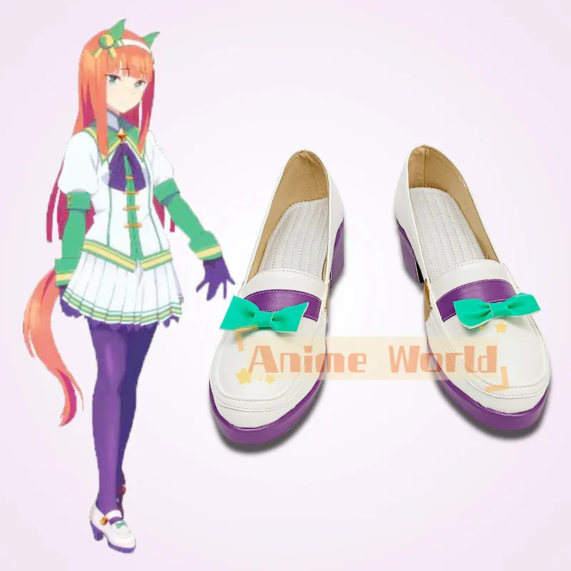 

Аниме-игра Umamusume: Pretty Derby Silence Suzuka, обувь для косплея, ботинки для взрослых и детей, костюм на Хэллоуин, аксессуары, реквизит