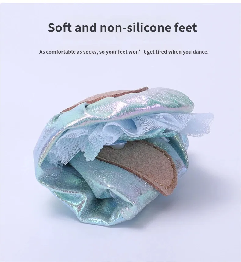 2026 Satin-Ballettschuhe für Mädchen, Tanzschuhe mit weicher Sohle, professionelle Trainingsschuhe, Yoga- und Körpertrainingsschuhe, Katzenkrallen-Schuhe – Detail 6