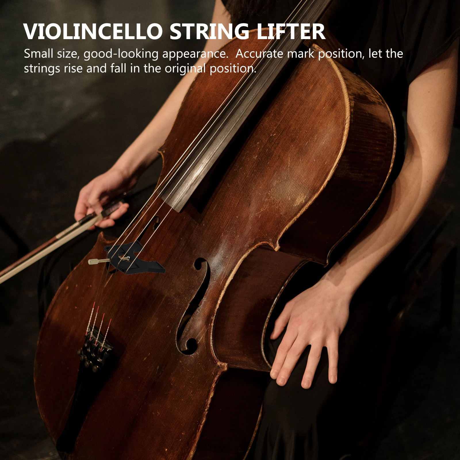 

Cello String 1/4-4/4 Adjustable Violoncello Bridge Change Tool For Cello Accessories Violoncello String Change Tool Instrument