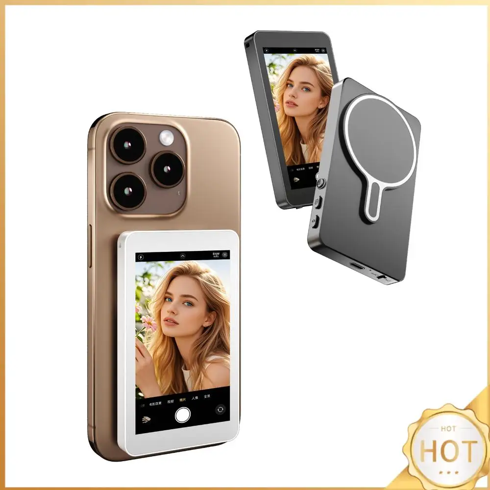 

Магнитный беспроводной монитор для селфи и видеоблогов, экран для задней камеры для Android и iPhone