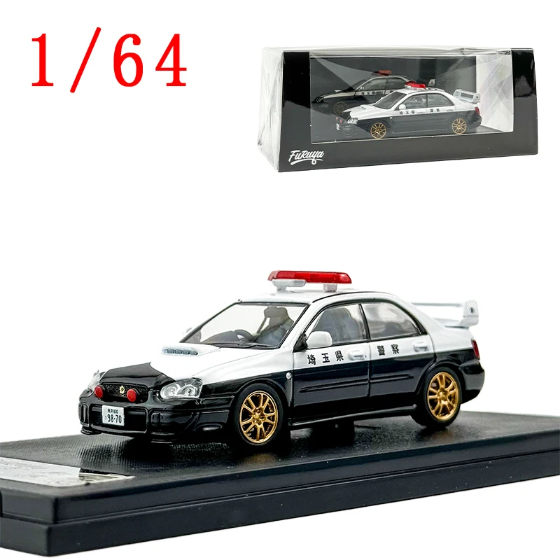 

Furuya Diecast 1/64 Scale Subaru Alloy Car Model Police Car Impreza Play Vehicles Toys for Boys Original Box