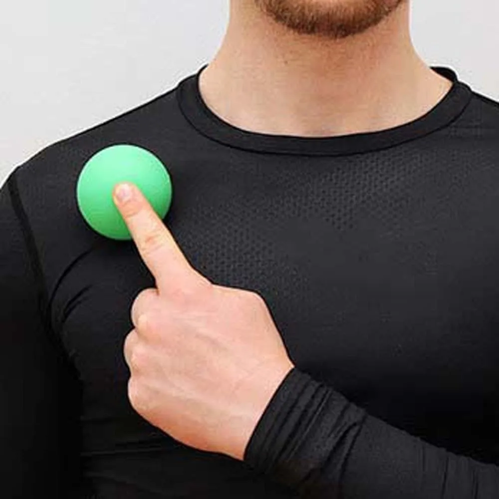 Silicone Fascia Massage Ball Portable 6.35CM Plantar Exerciser Sphere Release Tool Fitness Accessories Muscle Relaxation Ball