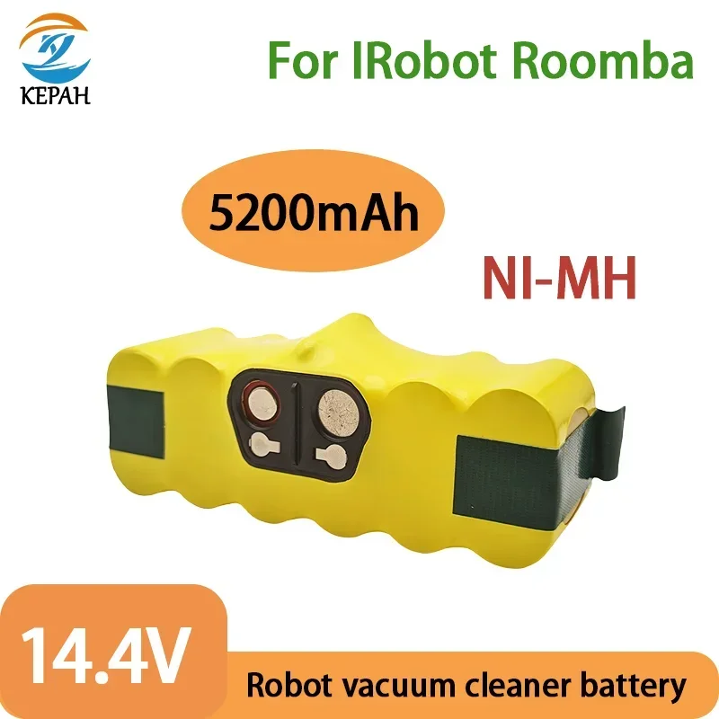 

New 14.4V 5200mAh 6500mAh Battery For iRobot 500 600 700 800 900 series Battery For iRobot Roomba14.4 V 620 650 770 780 580