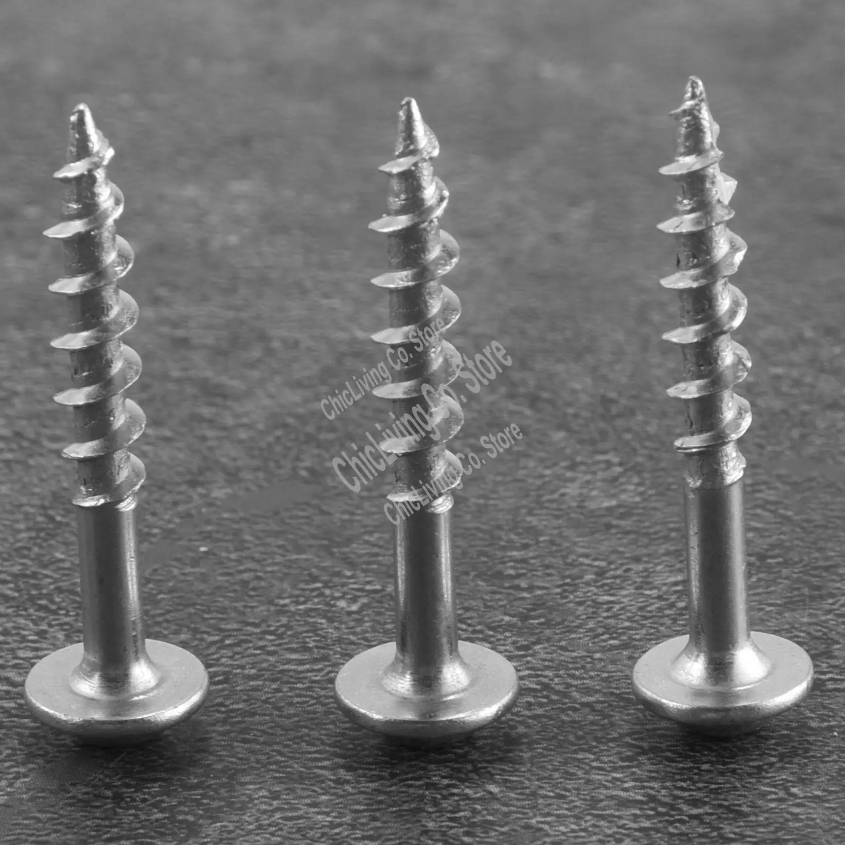 100Pcs Woodworking Pocket Hole Screws PH2 Cross Driver Head Self-Tapping Screw For Pocket Hole Jig-A14I