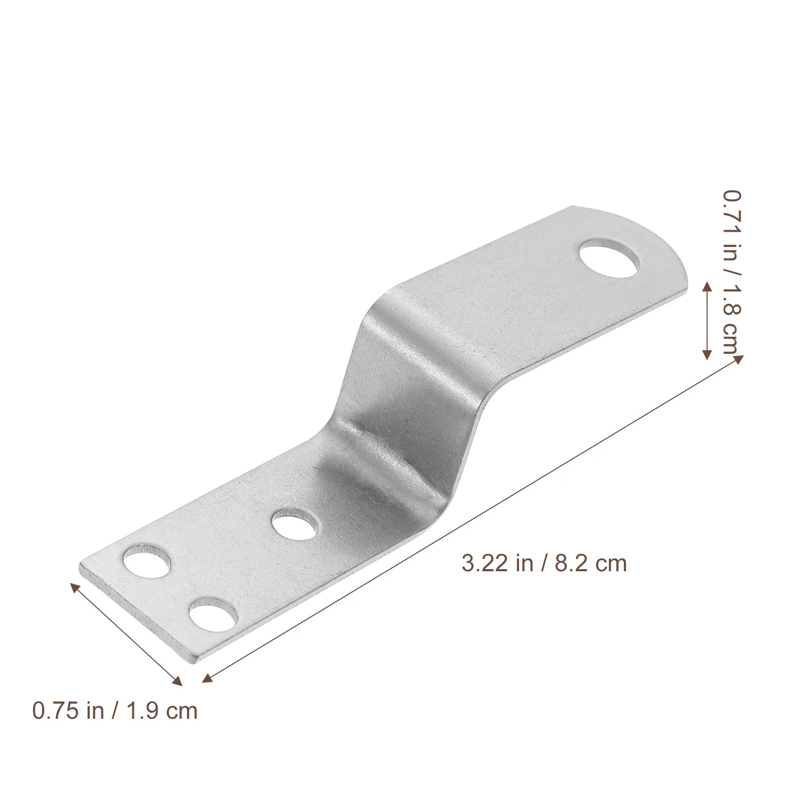 20 قطعة مقاطع تثبيت الأثاث مقاومة للصدأ قوية عقد الجدول العلوي موصلات للإطارات رفوف مكاتب Z مقاطع