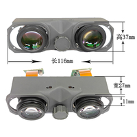 0.39 Inch OLED VR Dual Eye HD Display Viewfinder Glasses AV/CVBS/HDMI Input DIY Display Module for FPV Drone Aerial Photography