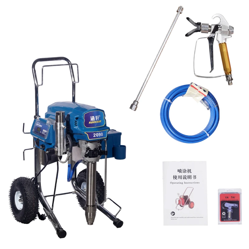 

Gold Seller Professional Grade 220V High-Voltage Household Electric Airless Spraying Machine Brushless Paint Coating Latex Plung