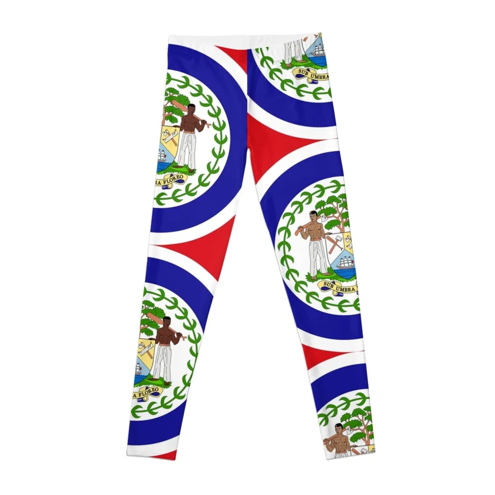 Belize Flag Gifts, Stickers & Products Leggings harem pants Fitness clothing Womens Leggings