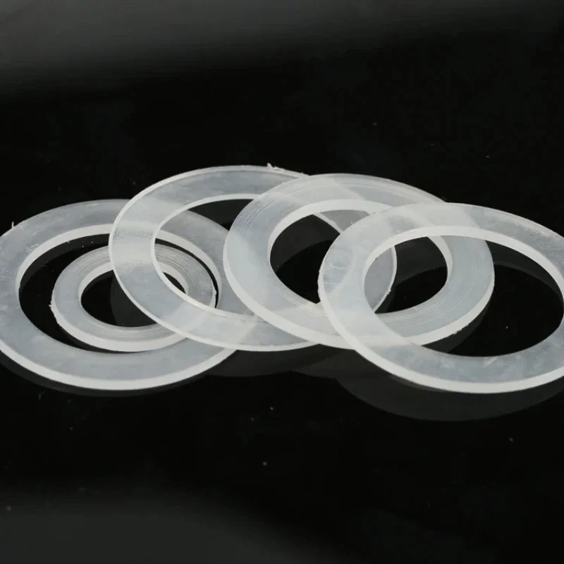 20-200pcs PE Nylon White Transparent Flat Washer Insulation Gasket Sealing Ring Flat Washer M2 M3 M3.5 M4 M5 M5.8 M6-M22