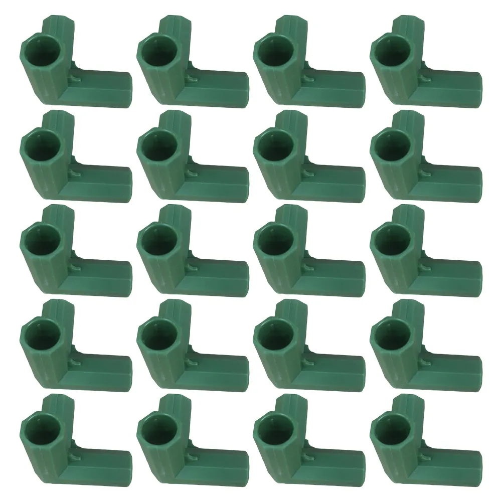 Reliable 11mm Gardening Frame Connectors Designed for Greenhouse Stability Includes 20 Robust PP Plastic Pieces